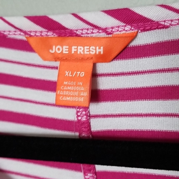 Joe Fresh NWT XL striped blouse - Picture 3 of 6